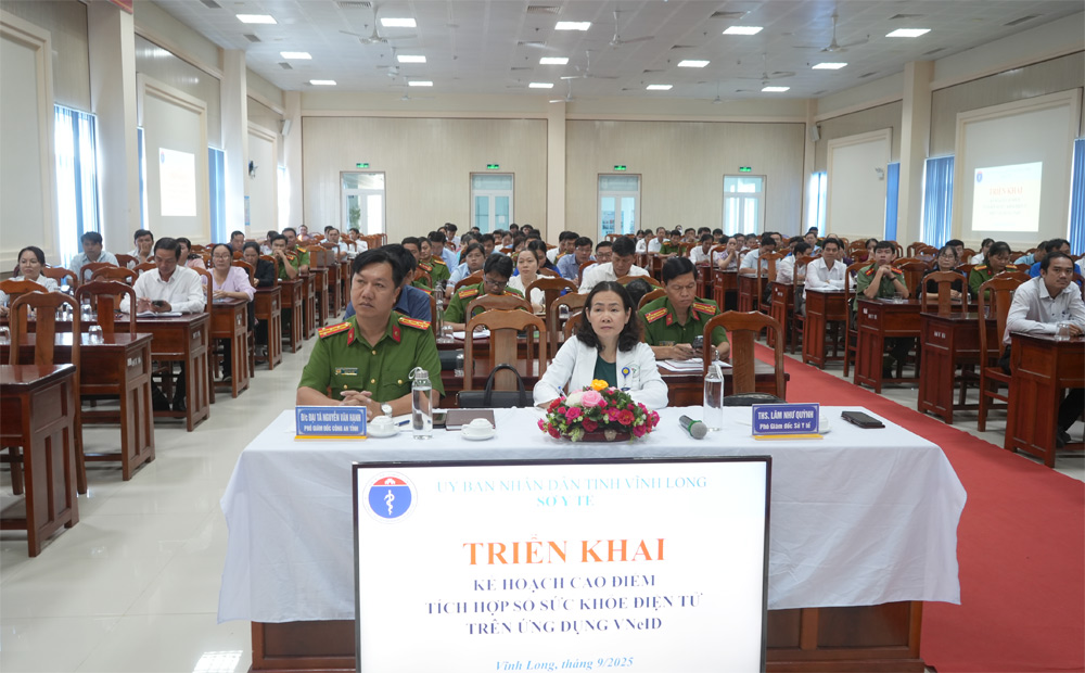 Vĩnh Long: Phát động đợt cao điểm tích hợp thông tin Sổ sức khỏe điện tử trên ứng dụng VNeID 