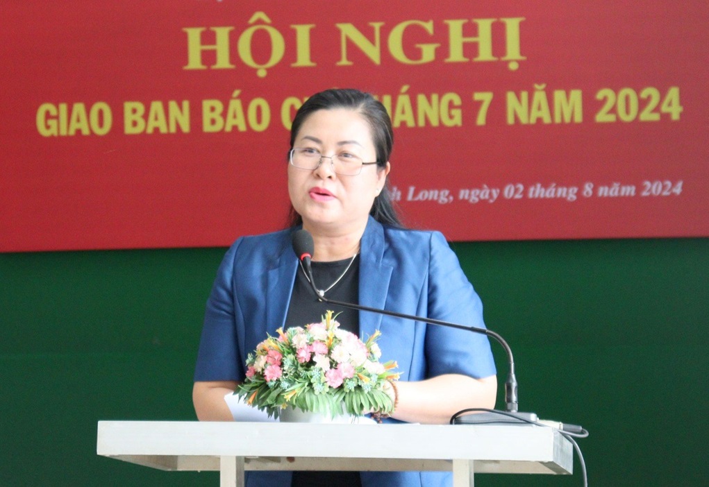 Hội nghị giao ban báo chí tháng 7 năm 2024