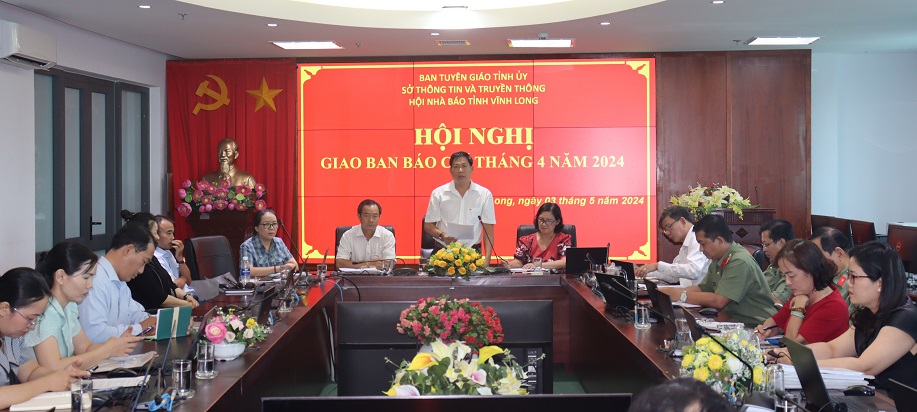 Hội nghị giao ban báo chí tháng 4 năm 2024