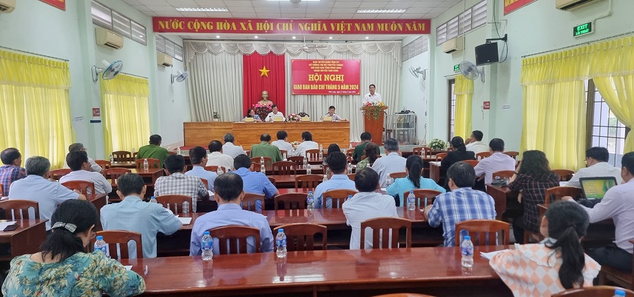Hội nghị giao ban báo chí tháng 5 năm 2024